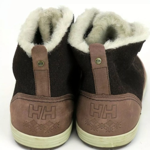 Helly Hansen Ellida Lace-up Ankle Boots Suede Coffee Bean Women's 42 (10-10.5M) - Picture 4 of 6